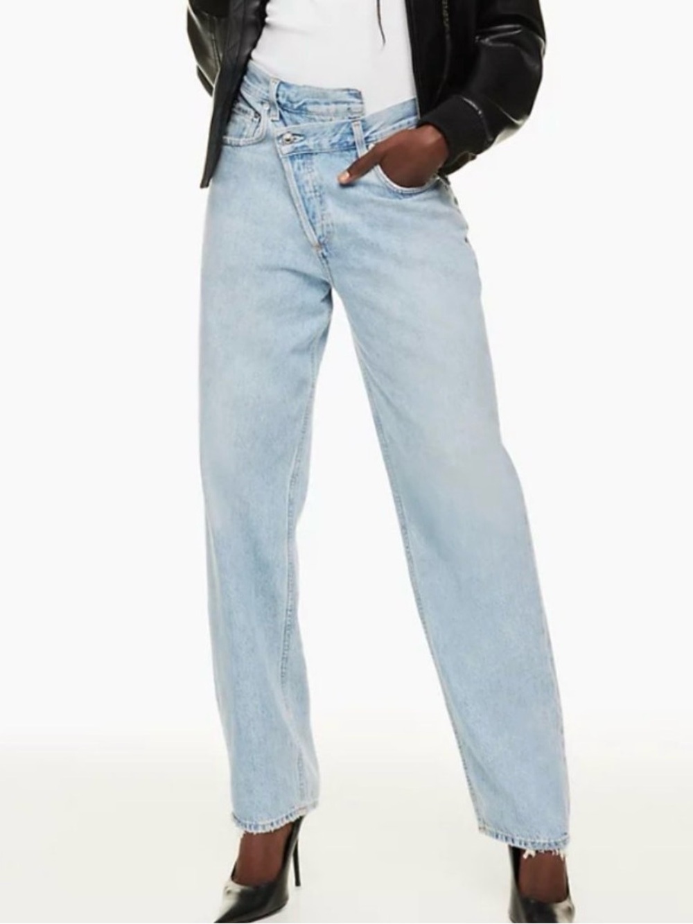 AGOLDE Criss Cross Upsized Jeans light wash size 26